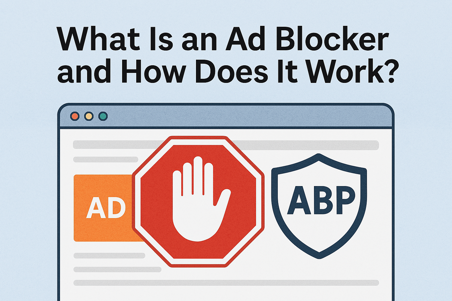 What is an ad blocker and how does it work?
